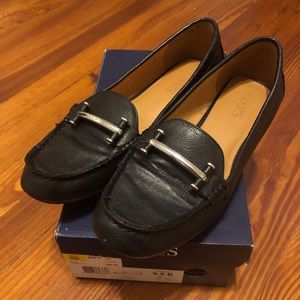 Women’s Chaps Connie Black Casual Loafers 9.5 B